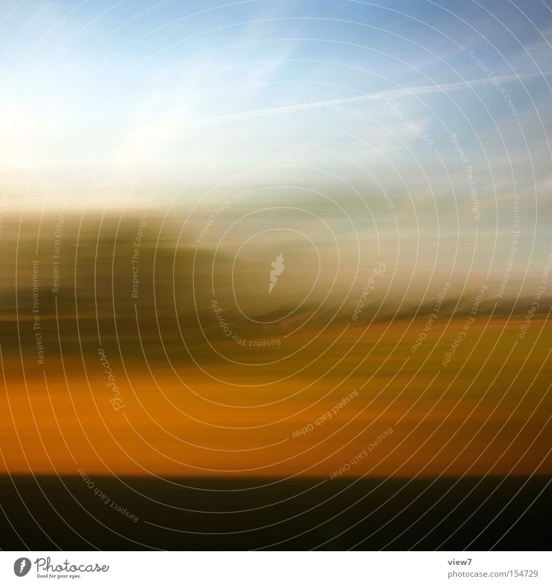 Journey ll Colour Background picture Abstract Exposure Speed Horizon Sky Summer Beautiful weather Driving Looking Past Stripe Long exposure Transport