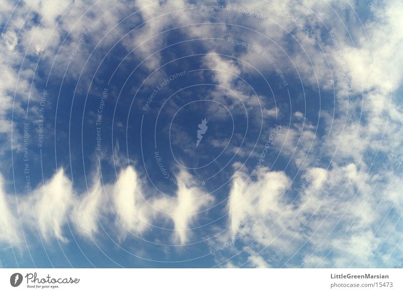 cloud fence White Clouds Blue nice weather Sky