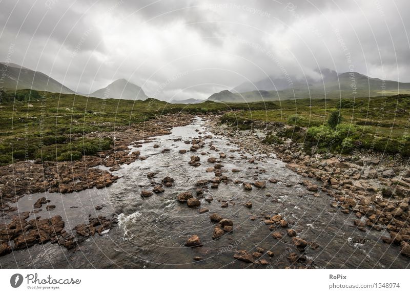 Silgachan river Relaxation Calm Vacation & Travel Sightseeing Island Hiking Environment Nature Landscape Elements Water Sky Storm clouds Weather Bad weather