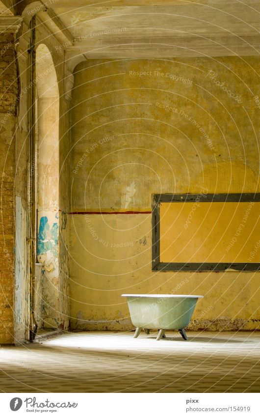 temple Wellness Relaxation Bathtub Old building Bathroom Light Sunday Leisure and hobbies Private Wall (building) Room Derelict Beautiful Spa Warehouse