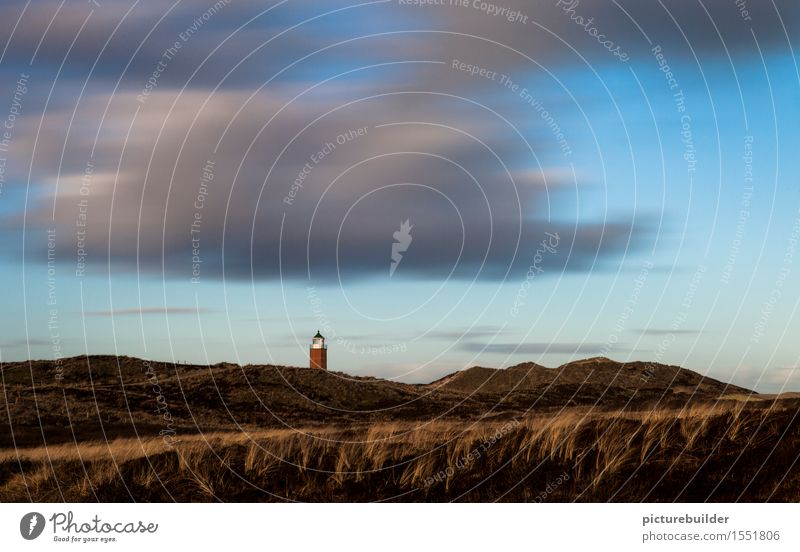 Clouds over the lighthouse Vacation & Travel Beach Ocean Island Nature Landscape Sky Spring Winter Wind Coast North Sea Lighthouse Moody Calm Idyll Sylt