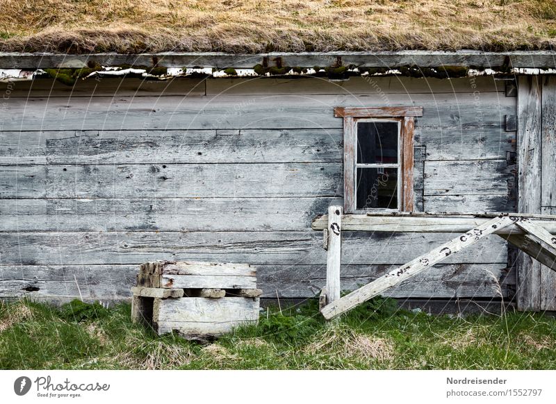 fisherman's hut Vacation & Travel Far-off places Nature Grass Meadow Coast Ocean Fishing village House (Residential Structure) Hut Architecture Facade Window