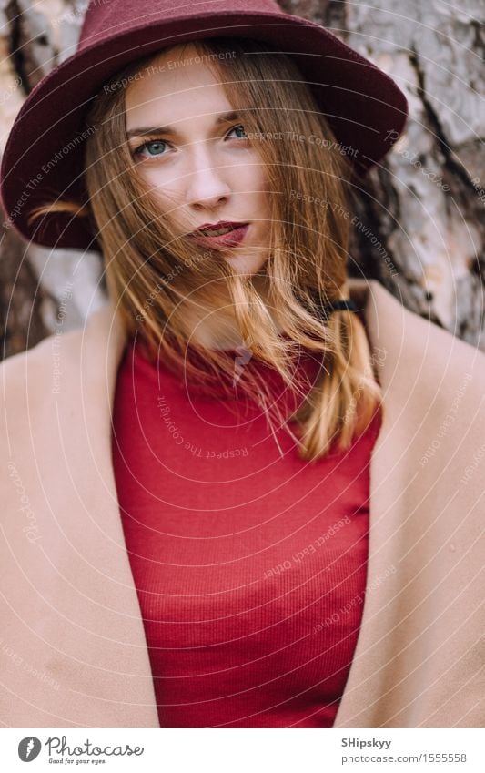 Woman standing on the park background with flowers Elegant Style Beautiful Garden Human being Girl Adults Nature Weather Flower Tulip Park Fashion Clothing