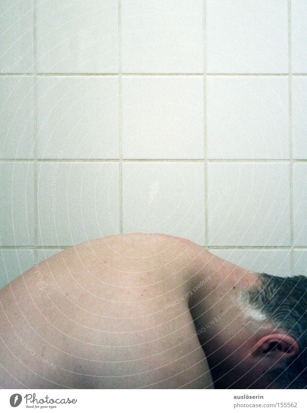 Bath day #2 Colour photo Interior shot Close-up Copy Space top Copy Space middle Artificial light Joy Hair and hairstyles Swimming & Bathing Bathtub Masculine