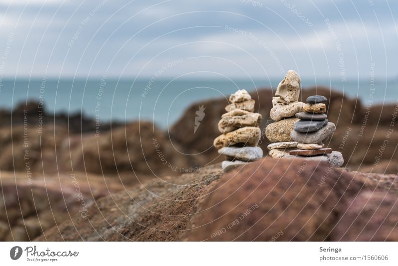 stone turrets Vacation & Travel Tourism Trip Far-off places Beach Island Waves Nature Landscape Spring North Sea Baltic Sea Ocean Stone Relaxation