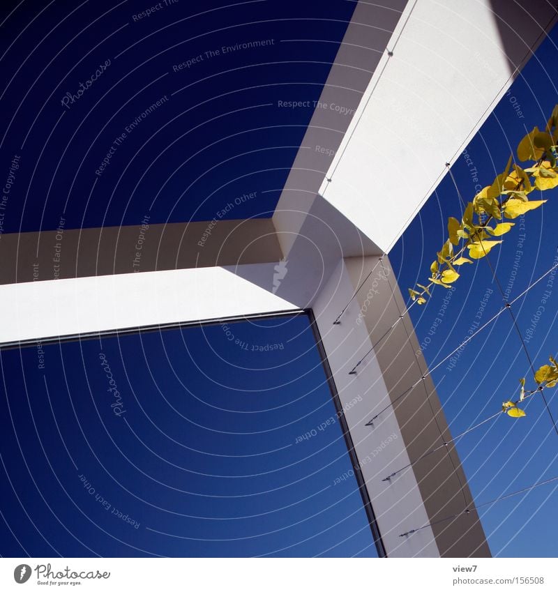 Architecture three. Bauhaus Corner Wall (building) Sky Detail Arrangement Glass Concrete Structures and shapes Abstract Build Weimar Modern Walter Gropius