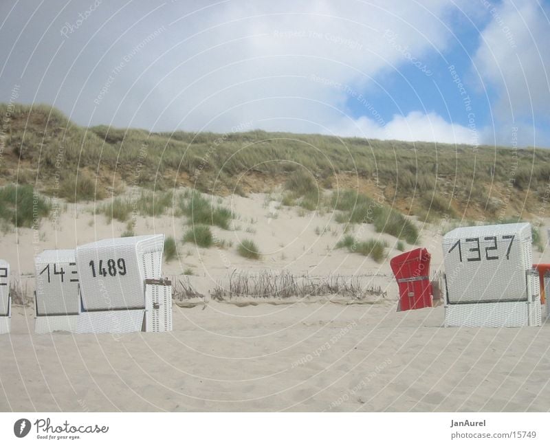 Beach chair paradise Sylt Ocean Vacation & Travel Europe North Sea