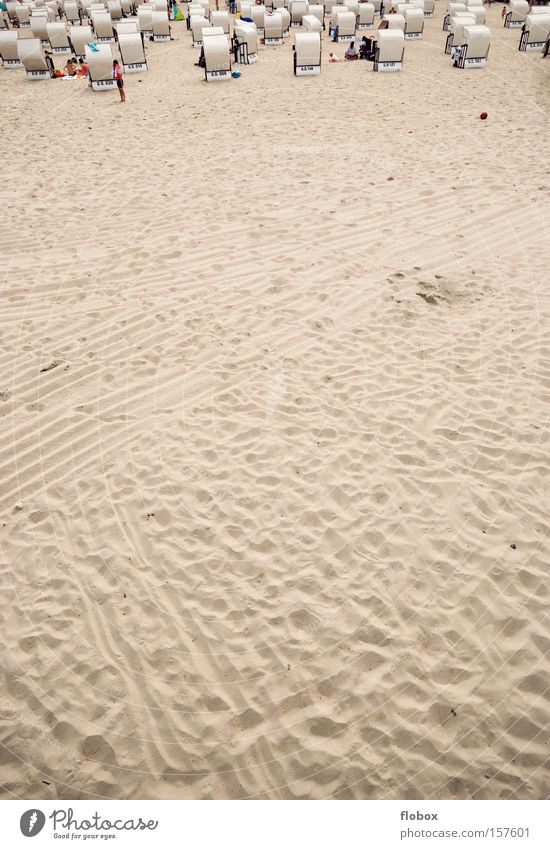 Upper sixth Beach Coast Ocean Baltic Sea North Sea Rügen Sand Beach chair Sylt Island Vacation & Travel Tourism Desert Sandy beach Summer