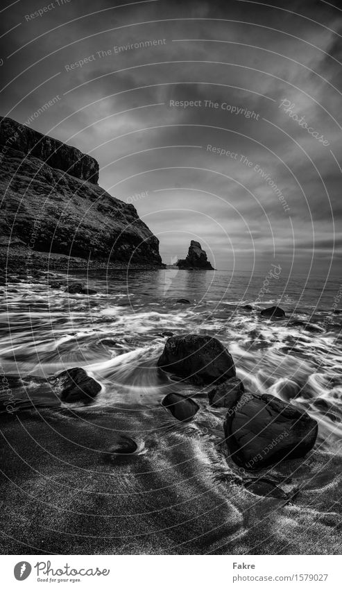 Talisker Bay Environment Landscape Elements Earth Water Sky Clouds Weather Wind Waves Lakeside Ocean Aggression Athletic Authentic Exceptional Stone Cliff Rock