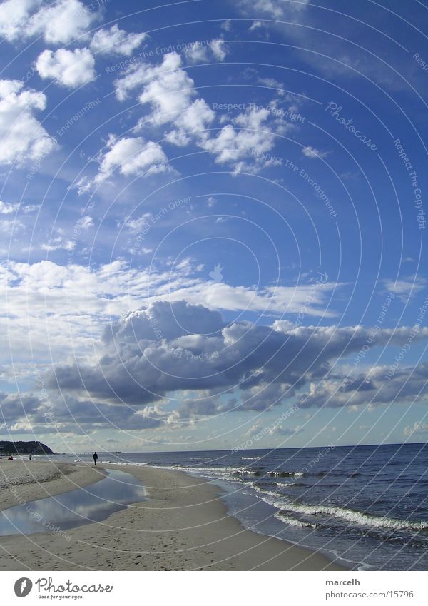 at the Baltic Sea v.1 Beach Ocean Clouds Europe Sky Water Sand