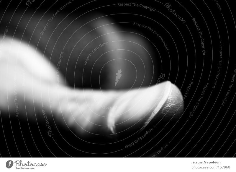 left is where... Thumb Fingers Fingernail Nail Hand Fist Indifference Indecisive Calm Black & white photo Man Gypsum Broken Manicure