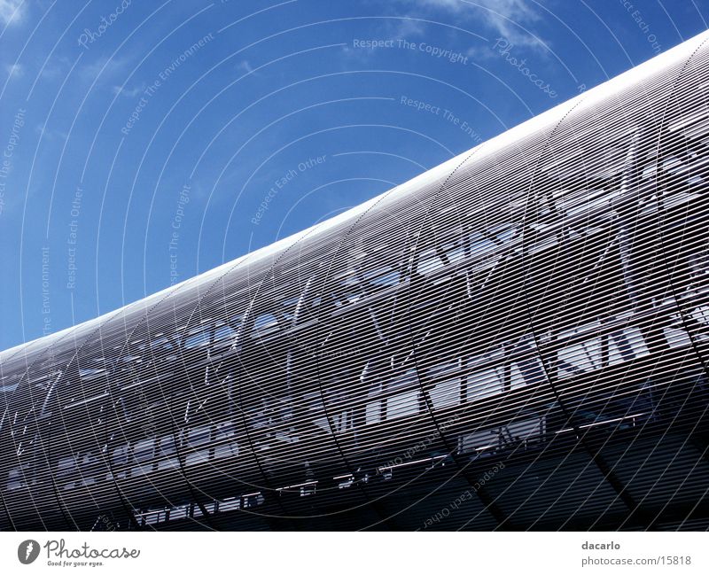 metal worm Düsseldorf airport Architecture Bridge Metal Sky