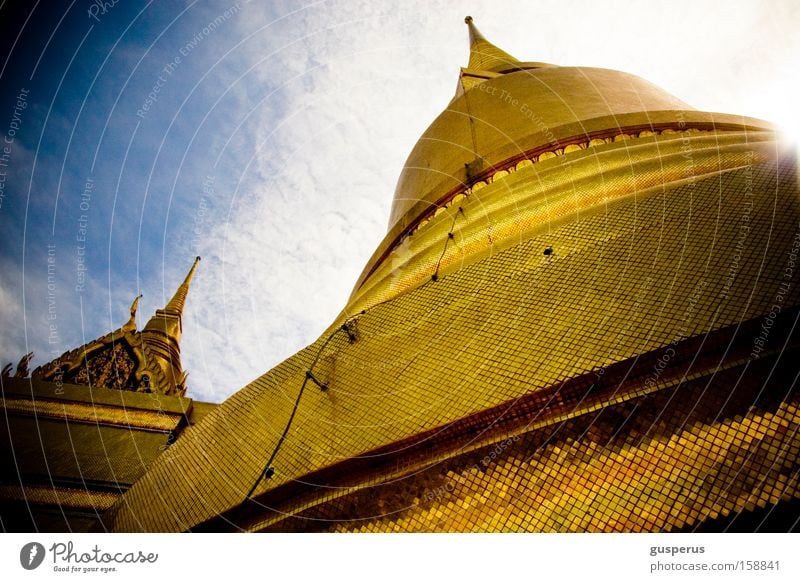 big has Hat Roof Temple Historic House of worship Asia Tower Gold