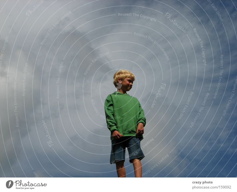 In the clouds... Sky Clouds Happy Boy (child) Child Far-off places Looking Freedom Joy