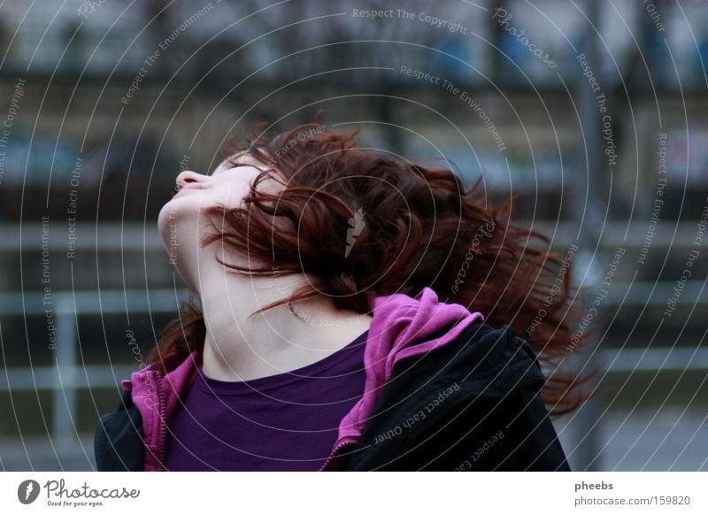 happy up here. Shake Speed Life Joy Head Movement Hair and hairstyles Exterior shot