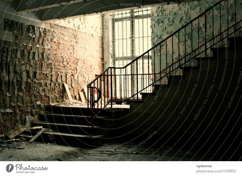 [Weimar 09] Ascent Window Room Location Decline Vacancy Light Transience Time Life Memory Destruction Old Military building Staircase (Hallway) Derelict