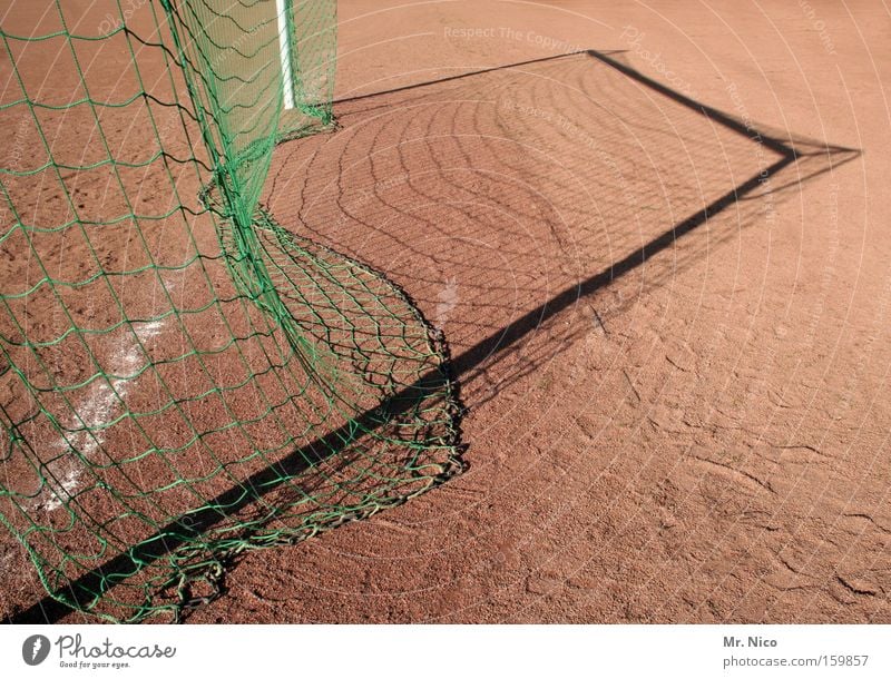 rear camera Soccer Goal Net Shadow Hard court Crate Goalkeeper Pole Leisure and hobbies Sporting grounds Ball sports Sports Playing Gate ash pit circular league