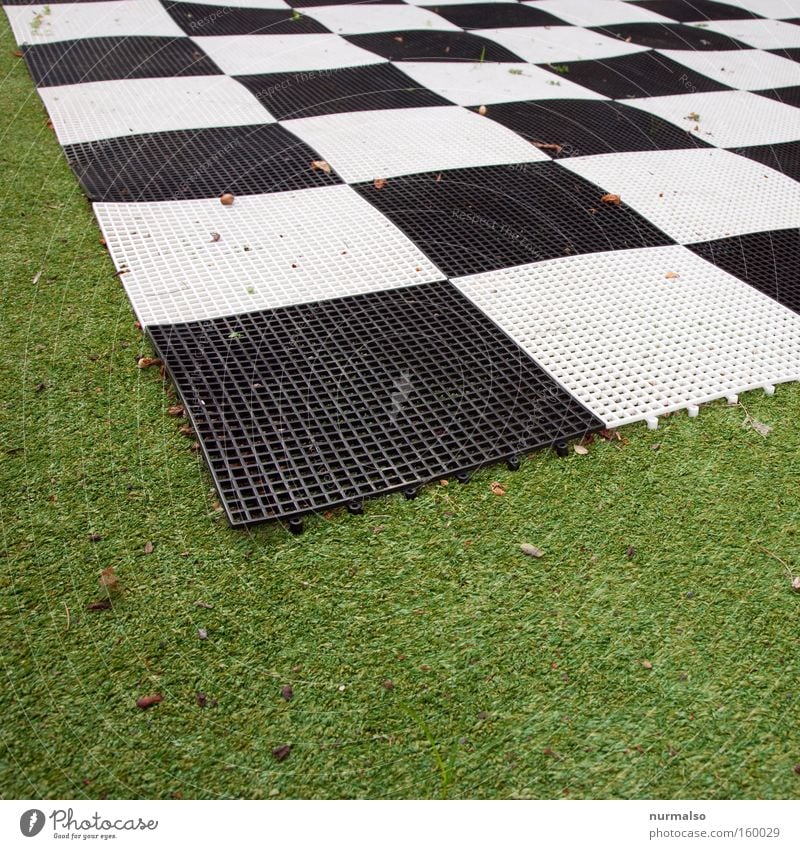 Symmetry on Green Lawn Grass surface Artificial lawn Playground Chessboard Serrated Connectedness Pattern Plastic Unnatural Death Hideous Home improvement store