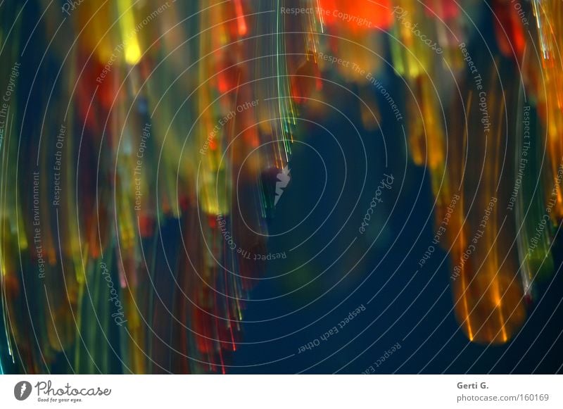 view Multicoloured Blue Line Distorted Blur Stripe Lamp Play of colours Decoration Long exposure Living or residing klunker lamp colour spectacle