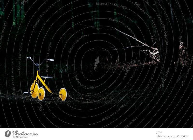 Tricycle - subtle danger 1 Night Force Monster Dangerous Eerie Dark Subtle Grief Ambiguous Frightening Branchage Feeble Spooky Infancy