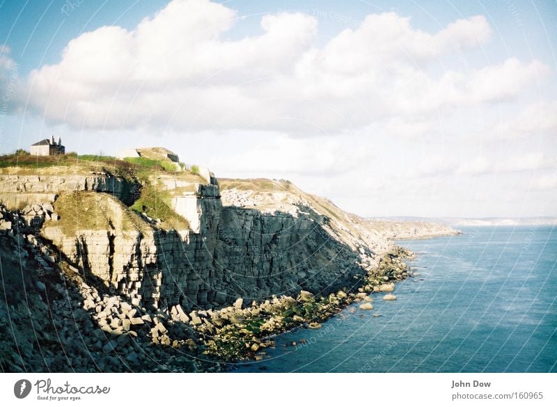 House by the sea Vacation & Travel Ocean Island Waves House (Residential Structure) Nature Rock Coast Relaxation To enjoy Longing Wanderlust Loneliness