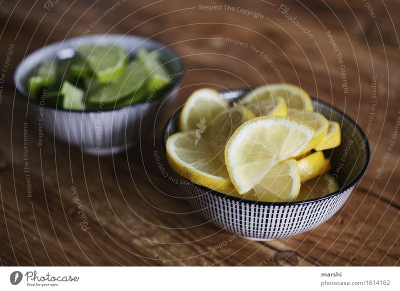 Lemons & Lime Food Fruit Nutrition Eating Lemonade Moody Lemon yellow Sour Sense of taste Tasty Bowl Colour photo Interior shot Close-up Detail