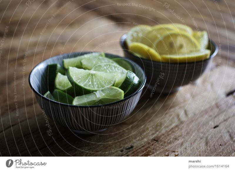 Limes & Lemons Food Fruit Nutrition Eating Lemonade Moody Yellow Green Lemon yellow Bowl Sour Sense of taste Tasty Colour photo Interior shot Close-up Detail