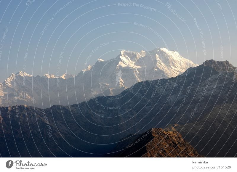 himalayan Mountain Landscape India Hiking Glacier Glacier National park Nature mountains Himalayas peak Point