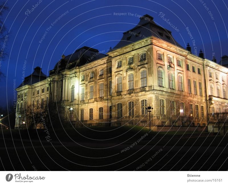 Japanese Palais Dresden Night Long exposure Historic