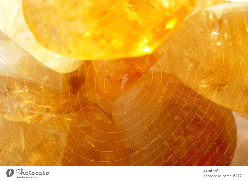 wondrous stones Precious stone Yellow Macro (Extreme close-up) Close-up Stone Minerals healing stones Orange