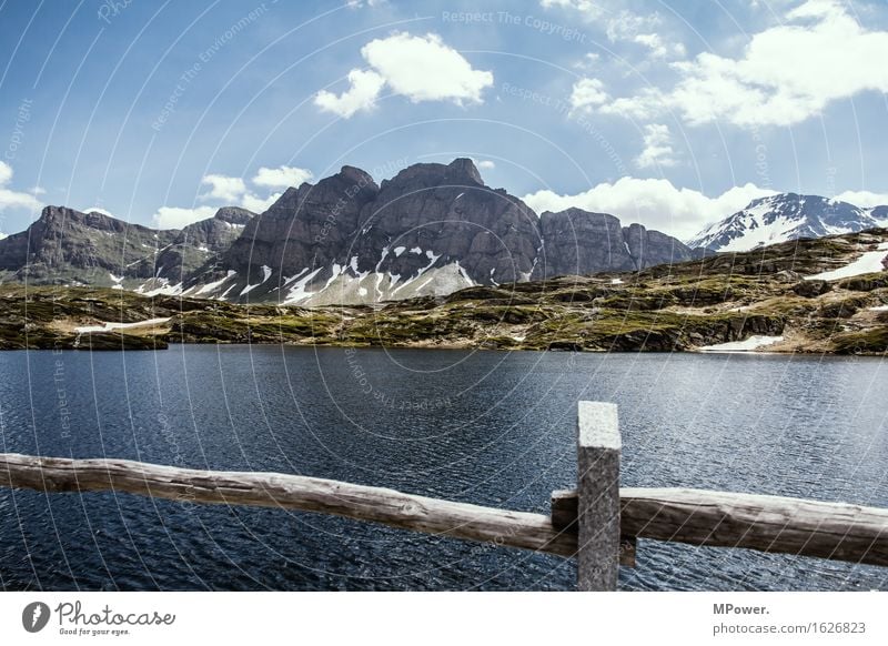 st.bernardino pass Environment Nature Landscape Water Sky Beautiful weather Rock Alps Mountain Peak Snowcapped peak Lakeside Adventure Relaxation Switzerland