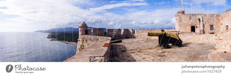 San Pedro de la Roca fortress in Santiago de Cuba Style Vacation & Travel Adventure Ocean Earth Clouds Building Architecture Transport Old Historic caribbean