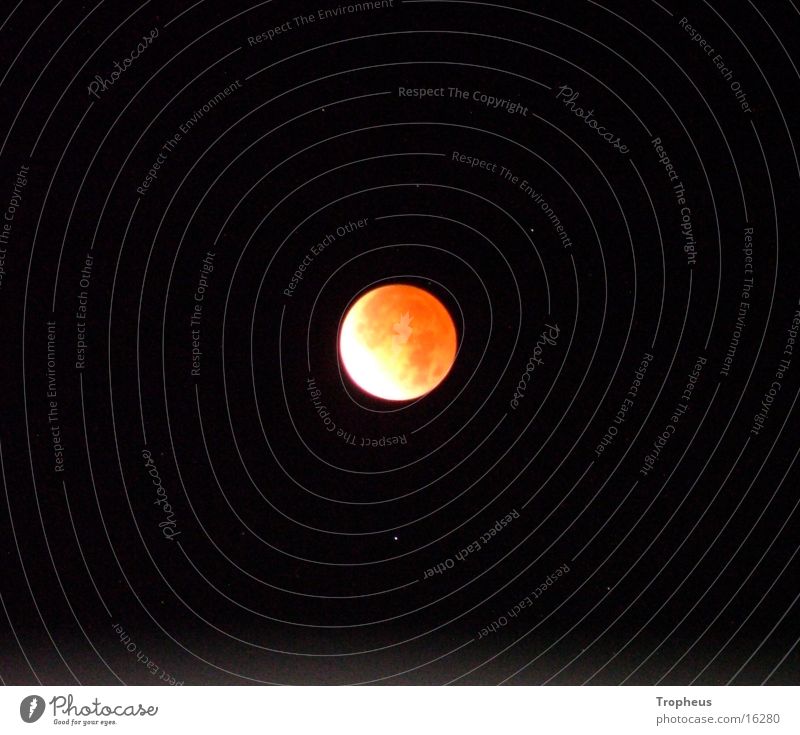 moon Moon Lunar eclipse Sky Stars