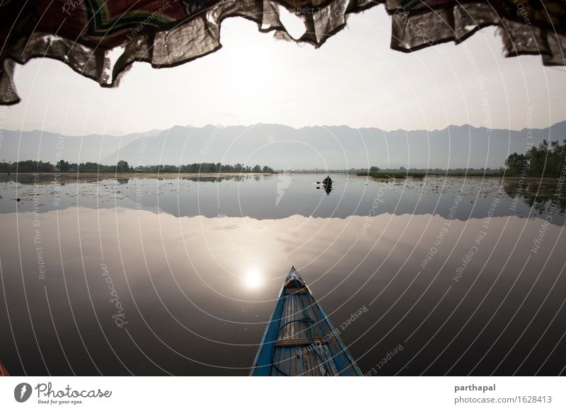 Sailing over Nagin Lake,Kashmir Vacation & Travel Tourism Adventure Sightseeing Summer Summer vacation 1 Human being Environment Nature Air Water Sky Transport