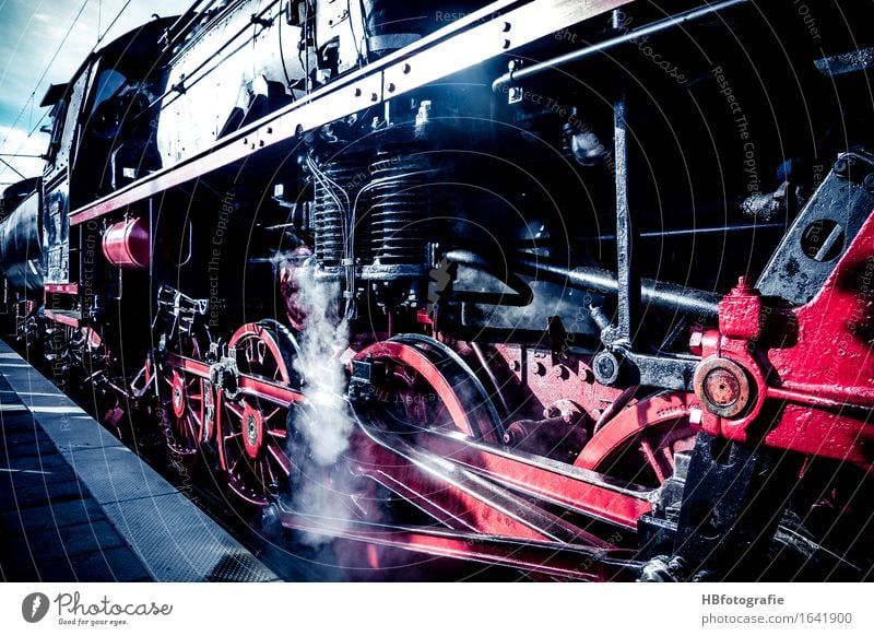 steam locomotive Transport Means of transport Passenger traffic Logistics Train travel Rail transport Rail vehicle Steamlocomotive Railroad Engines