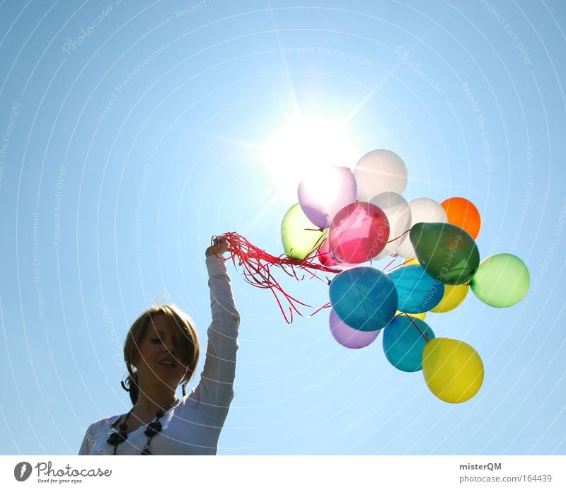 Just take off. Colour photo Multicoloured Exterior shot Close-up Abstract Copy Space left Copy Space top Copy Space bottom Day Light Light (Natural Phenomenon)