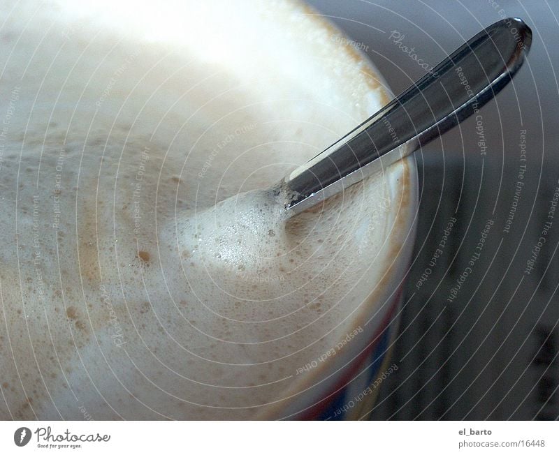 Cappucino Foam Spoon cappuccino Close-up