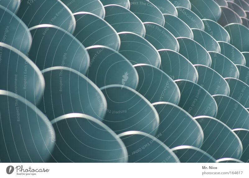 sit down Deserted Stands Stadium Structures and shapes Colorless Places Seating Row of seats Behind one another Detail Symmetry Empty Honeycomb