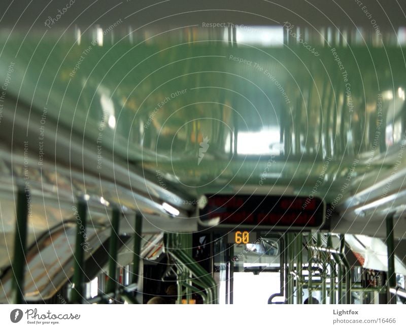 bus ceiling Driving Acrylic Transport To hold on Bus Logistics Human being Above Digital photography mirror glass Railroad Interior shot