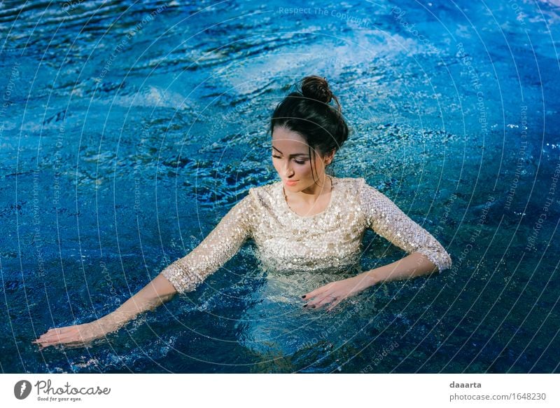 mermaid Lifestyle Elegant Style Joy Beautiful Harmonious Swimming pool Swimming & Bathing Leisure and hobbies Playing Living or residing Dream house Dress