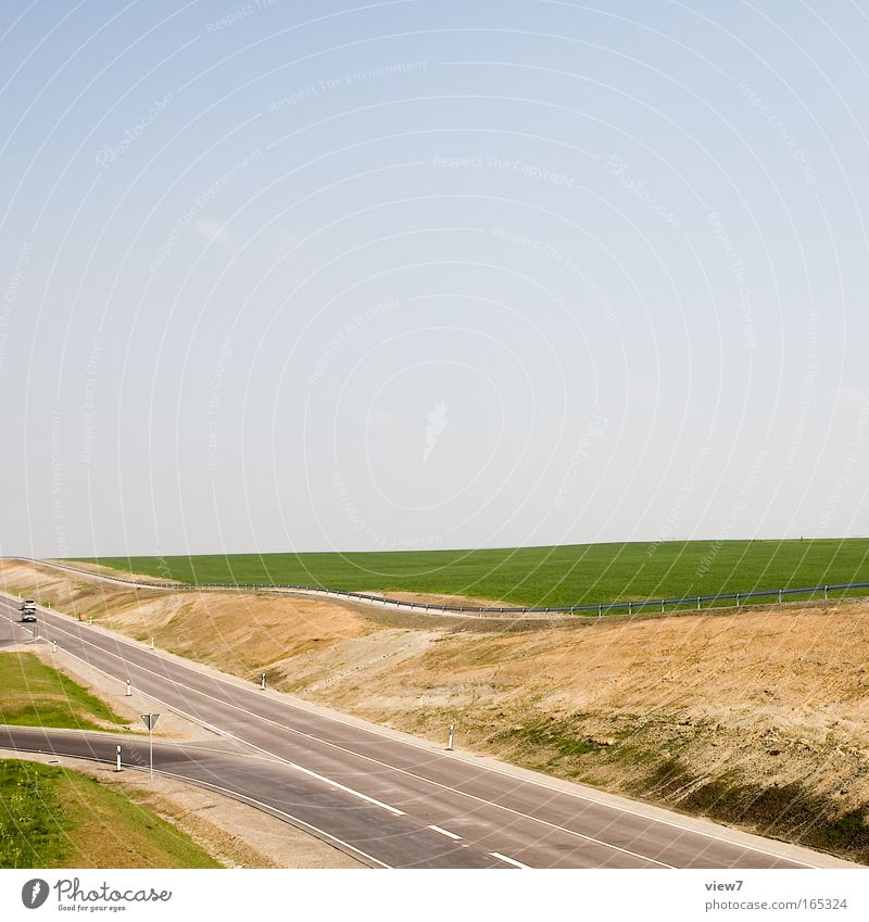 grey ribbon Colour photo Multicoloured Exterior shot Deserted Copy Space left Copy Space right Copy Space top Day Deep depth of field Panorama (View)