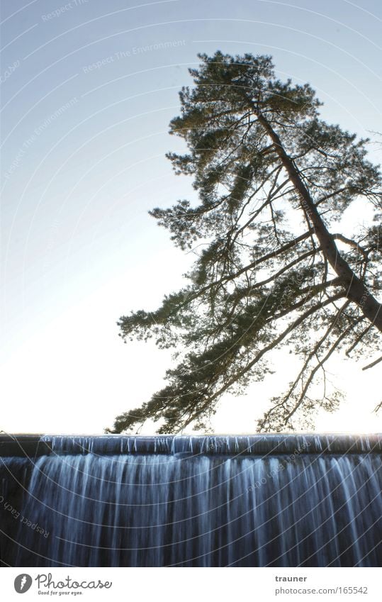 sky water Colour photo Exterior shot Day Twilight Shadow Contrast Back-light Long exposure Worm's-eye view Trip Freedom Sun Environment Nature Water