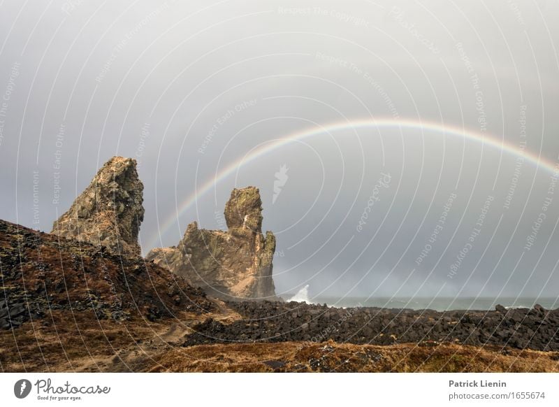 Double Rainbow Beautiful Life Vacation & Travel Adventure Beach Ocean Island Environment Nature Landscape Earth Sky Clouds Storm clouds Spring Climate