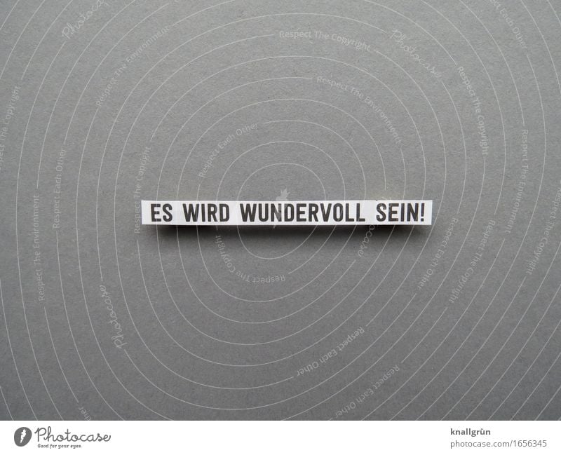 IT'S GONNA BE WONDERFUL! Characters Signs and labeling Communicate Sharp-edged Gray Black White Emotions Moody Joy Happy Joie de vivre (Vitality) Anticipation