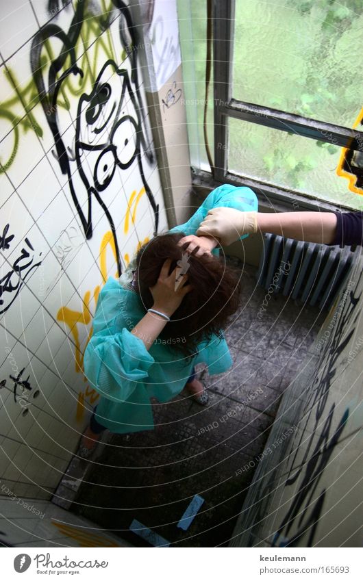 mental hospital Colour photo Multicoloured Exterior shot Experimental Evening Shadow Contrast Light (Natural Phenomenon) Sunlight Bird's-eye view Wide angle