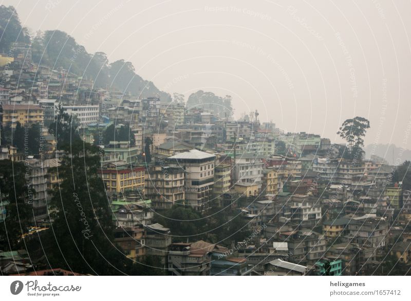 Gangtok, Sikkim, India Vacation & Travel Tourism Trip Adventure Mountain Hiking Landscape Small Town Downtown Old town Skyline Populated Building Dirty Exotic