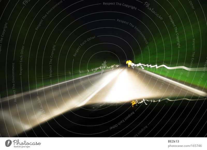 300 light miles Colour photo Subdued colour Exterior shot Pattern Structures and shapes Deserted Night Long exposure Motion blur Long shot Trip Far-off places