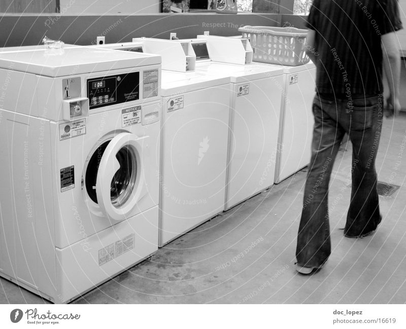 laundry_room_shot_1 Laundromat Washer Tumble dryer Flares Things laundry room USA everyday scene Black & white photo Laundry basket