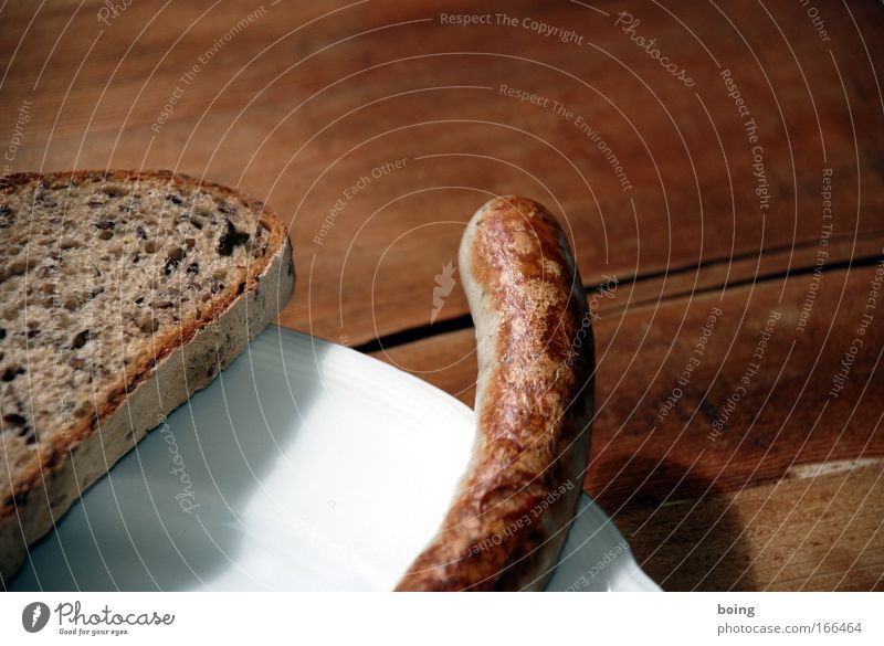 tail Detail Shallow depth of field Food Meat Sausage Bread Nutrition Dinner Buffet Brunch Organic produce Finger food Plate Harmonious Well-being Contentment