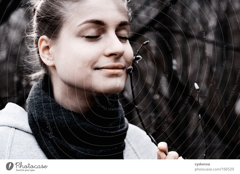 Beautifully soft Colour photo Exterior shot Close-up Copy Space right Copy Space bottom Day Contrast Sunlight Deep depth of field Central perspective Long shot